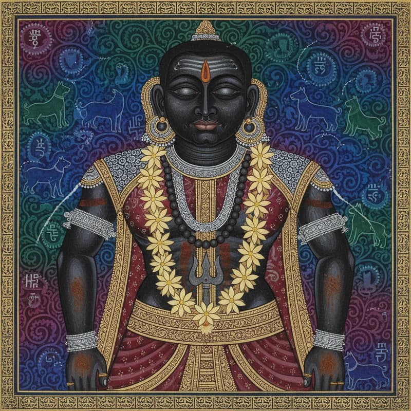 Portrait of Bhairu