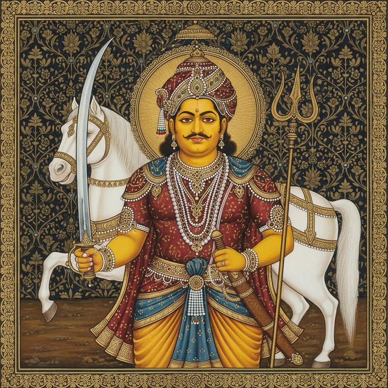 Portrait of Khandoba