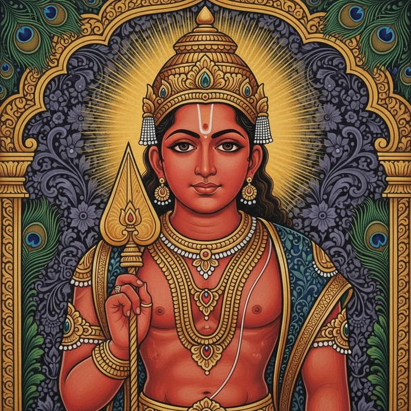 Portrait of Murugan